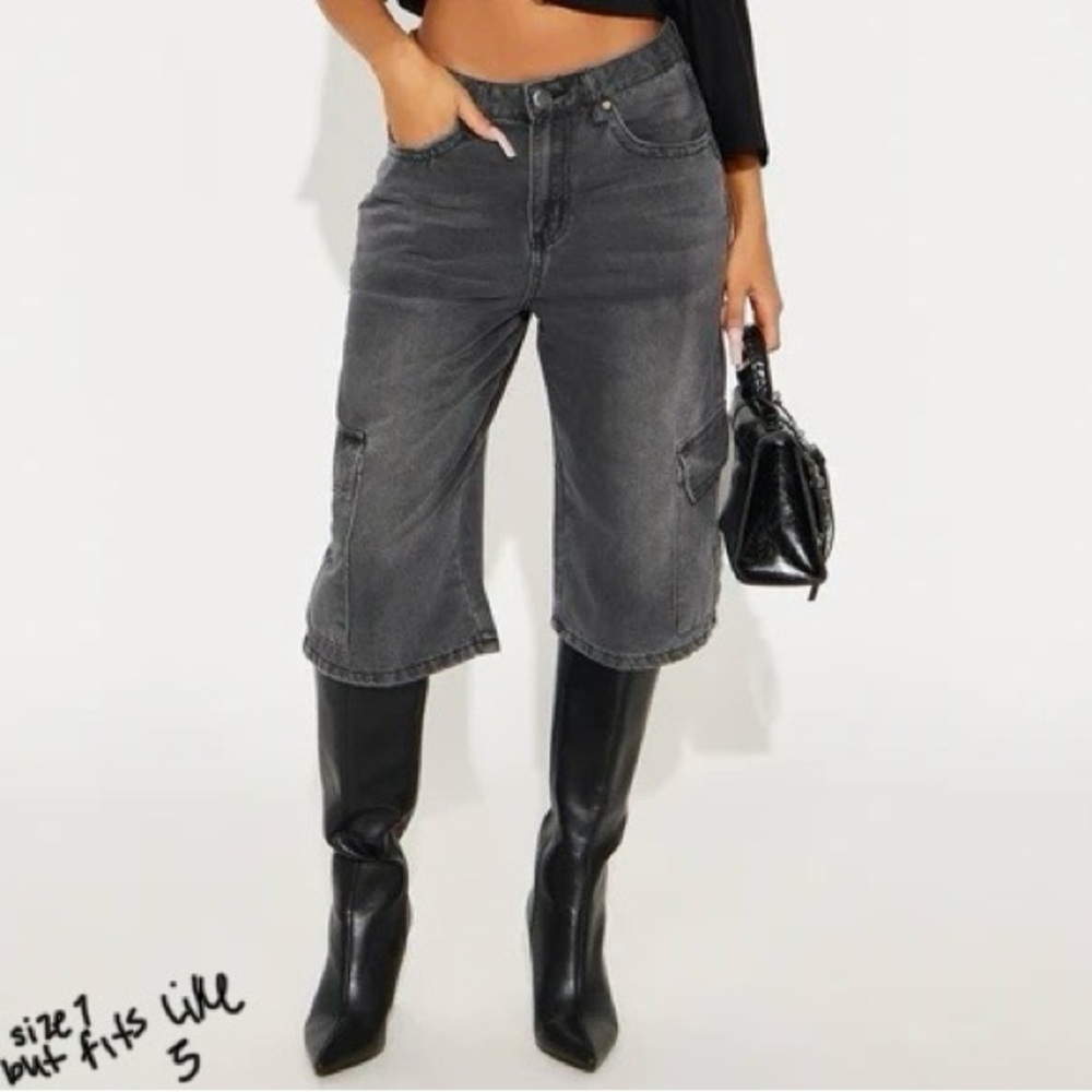 Women's Gray jorts
